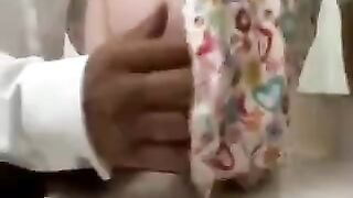A baby girl already knows what to do with a penis