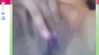 A girl showed her juicy pussy in the chat and got a lot of tips
