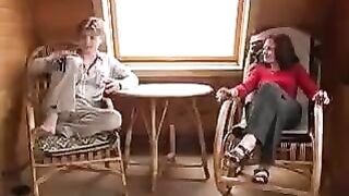 A brother, left alone with his older sister, tried to fuck her