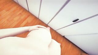 A man massages the boobs of hot Street Fighter MILF Chun-li