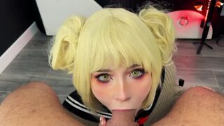 Himiko Toga from My Hero Academia gets fucked after an exam in a toga