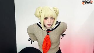 Himiko Toga from My Hero Academia gets fucked after an exam in a toga