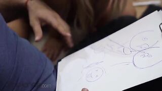 The old teacher fucked his student in a steamy encounter
