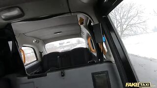 A cheeky Asian passenger gets out and takes a piss in the middle of the road in this wild Fake Taxi scene