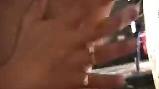 Brings himself to a jet orgasm with the help of a toy