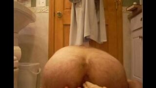 A rubber cock in my ass - homemade porn