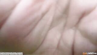 The blond was lucky to get a ride and have wild sex