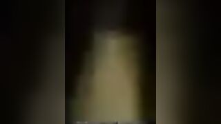 A wife is running around the house in a thong with troops