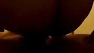 A mature woman with a sagging belly gets fucked by FMM