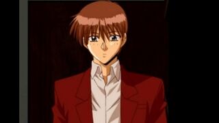 The captivating girl with big eyes showcases her passionate blowjob skills in this anime-inspired scene