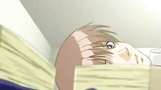 The captivating girl with big eyes showcases her passionate blowjob skills in this anime-inspired scene