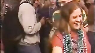 Busty girls are getting Mardi Gras holiday fun