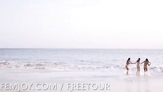 Nudist beach: sunbathing, fisting, squirting, and more
