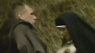A pregnant nun got fucked by a taxi driver