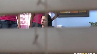 A couple has a rough sex in the college dormitory room