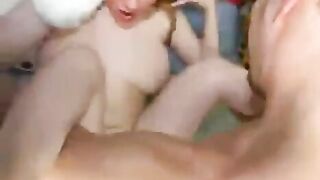Russian teen with big tits Lena gets fucked hard