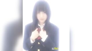 Hot Japanese schoolgirl masturbates her sweet pussy wearing her uniform eporn