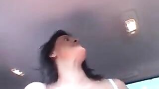 Three cool guys brought a prostitute to the forest and fucked her in nature