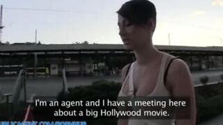 Girls agree to have sex for money with strangers outdoors