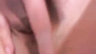 Russian girl with gentle tits plays on a webcam live stream