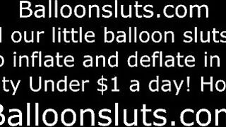 The girl was excited and rubbed her boobs on the bed, diving into a world of erotic pleasure