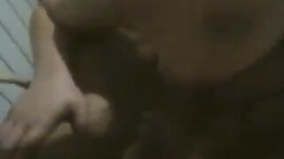 The BBW dances naked in front of her husband, exciting him