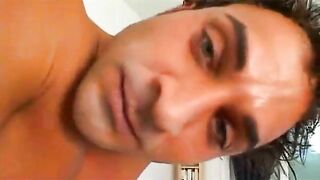 Italian threesome with intense anal action and a messy finish