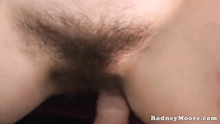 A neighbor with a natural pussy has long wanted to get fucked