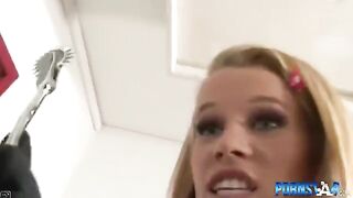 A wife with a huge cock fucks her husband by mistake
