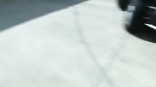 Blonde Blair Summers gets banged on the parking lot, showcasing her daring side