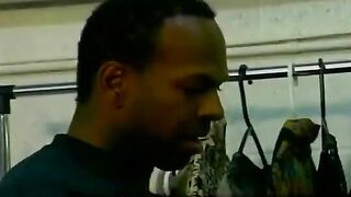 Black guys are having fun without girls and show their skills