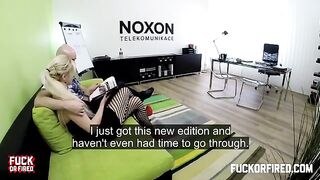 Fucking at the workplace is so nice, especially with a hot secretary