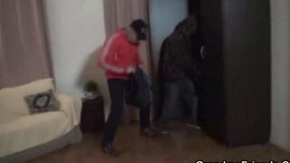 The grandfather fucks his granddaughter and her grandson in a threesome
