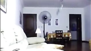 The evening ended with a fuck on the couch, as usual
