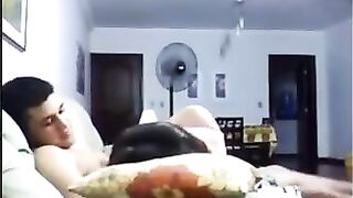 The evening ended with a fuck on the couch, as usual