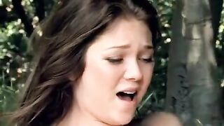 A pair of lesbians are having fun in the park during a picnic