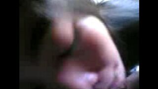Carefully China broke her brother's dick in the mouth in a steamy homemade scene