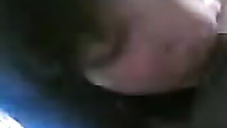 Carefully China broke her brother's dick in the mouth in a steamy homemade scene