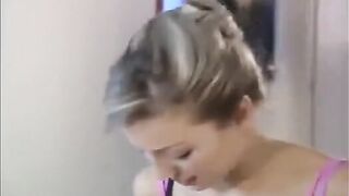 The actress was fucked by listening to the speech of two sexy men