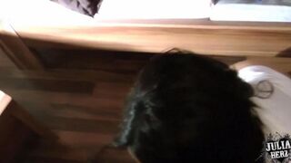 A man fucks her beloved, and she moans with great pleasure