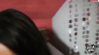 A man fucks her beloved, and she moans with great pleasure