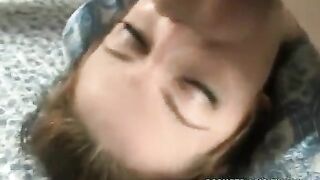 The girl held a dick in her mouth for a very long time and deeply