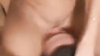 Sat on his face and forced to lick her cunt