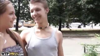 Two pretty girls were licked by a skilful guy