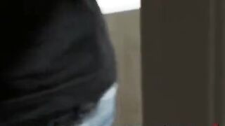A husband tied his wife and pulled a thick cock into her