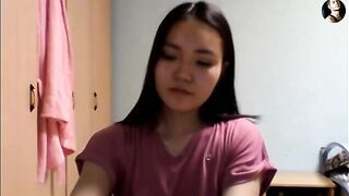 A blowjob with a Kazakh girl who loves to talk during sex