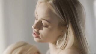 You will not see anything more tender today, a captivating lesbian encounter