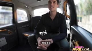 A girl is a taxi driver in an alternate universe, where passengers have sex