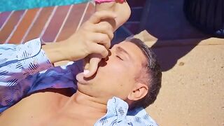 Kiss her ass before you get to fuck her - A hot tip for all men!