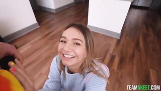 A man fucks a girl and makes her moan with pleasure deeply